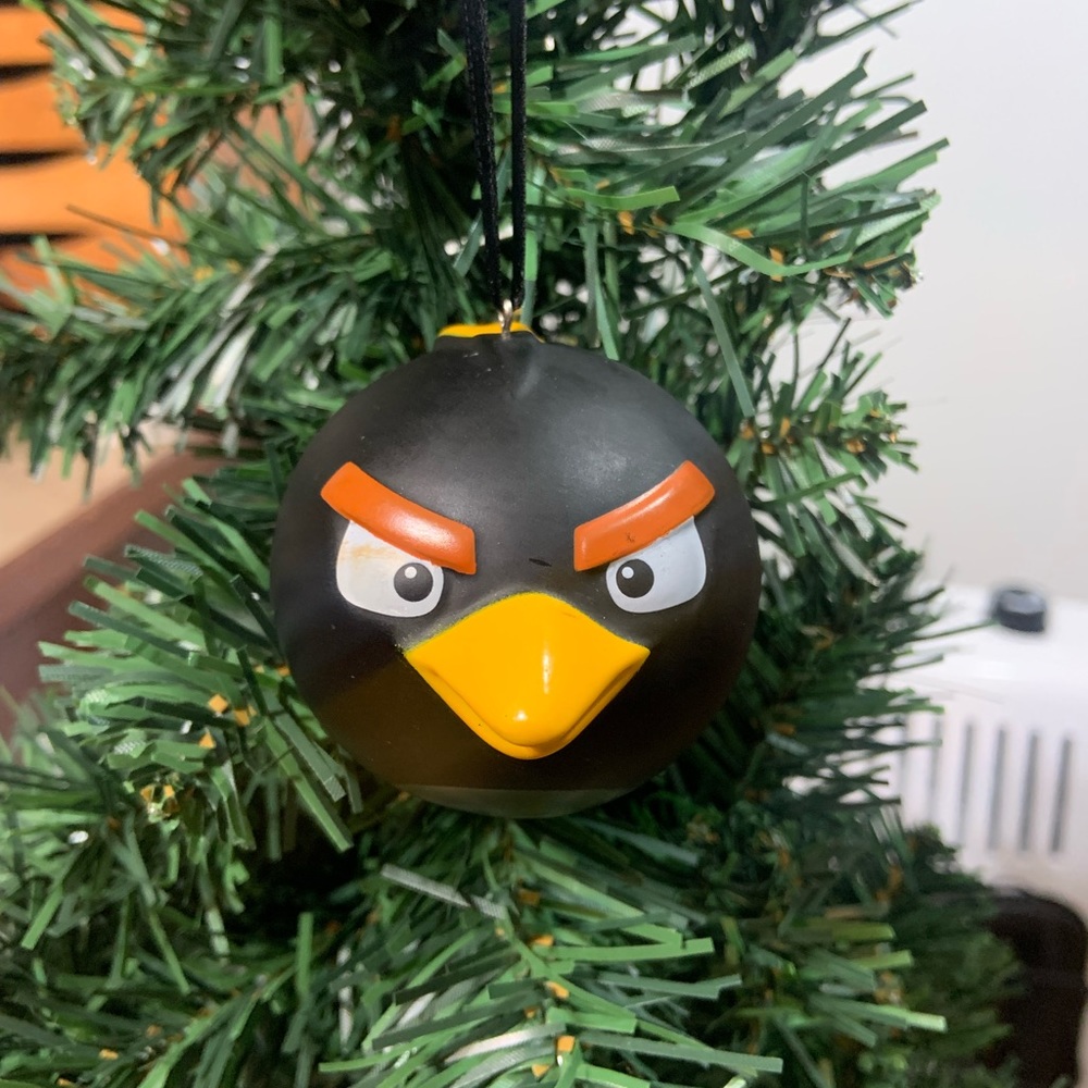 4 for $20 Angry Birds Bomb Christmas Ornament